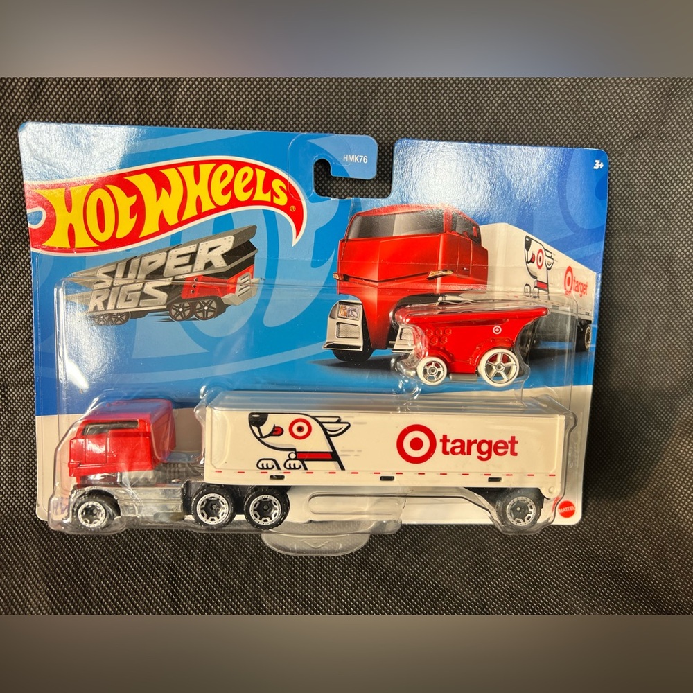 Target Hot Wheels Super Rigs Red and White Toy Truck